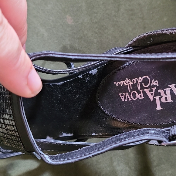 Maria Sharapova Cole Haan Lalita strappy heeled sandals size 9.5 - Picture 9 of 11